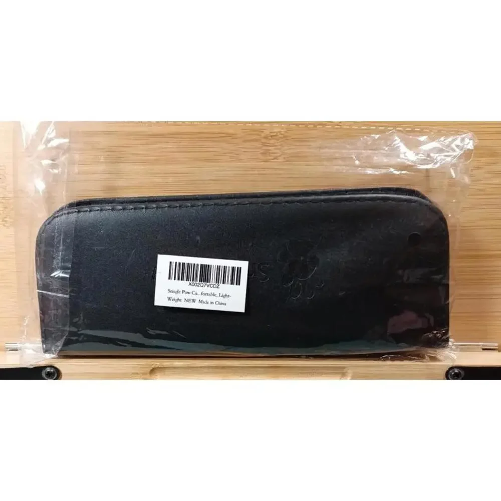 Snagle Paw Black Leather Dog Grooming Tool Case‎